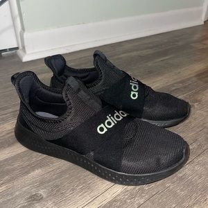 Adidas slip on athletic sneakers